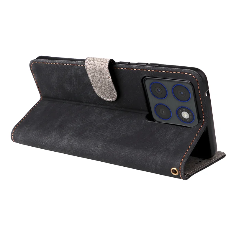 حافظة لهاتف موتورولا موتو إيدج 70 5G حافظة هاتف مغناطيسية جلدية واقية لهاتف موتو X70 Air 5G #6