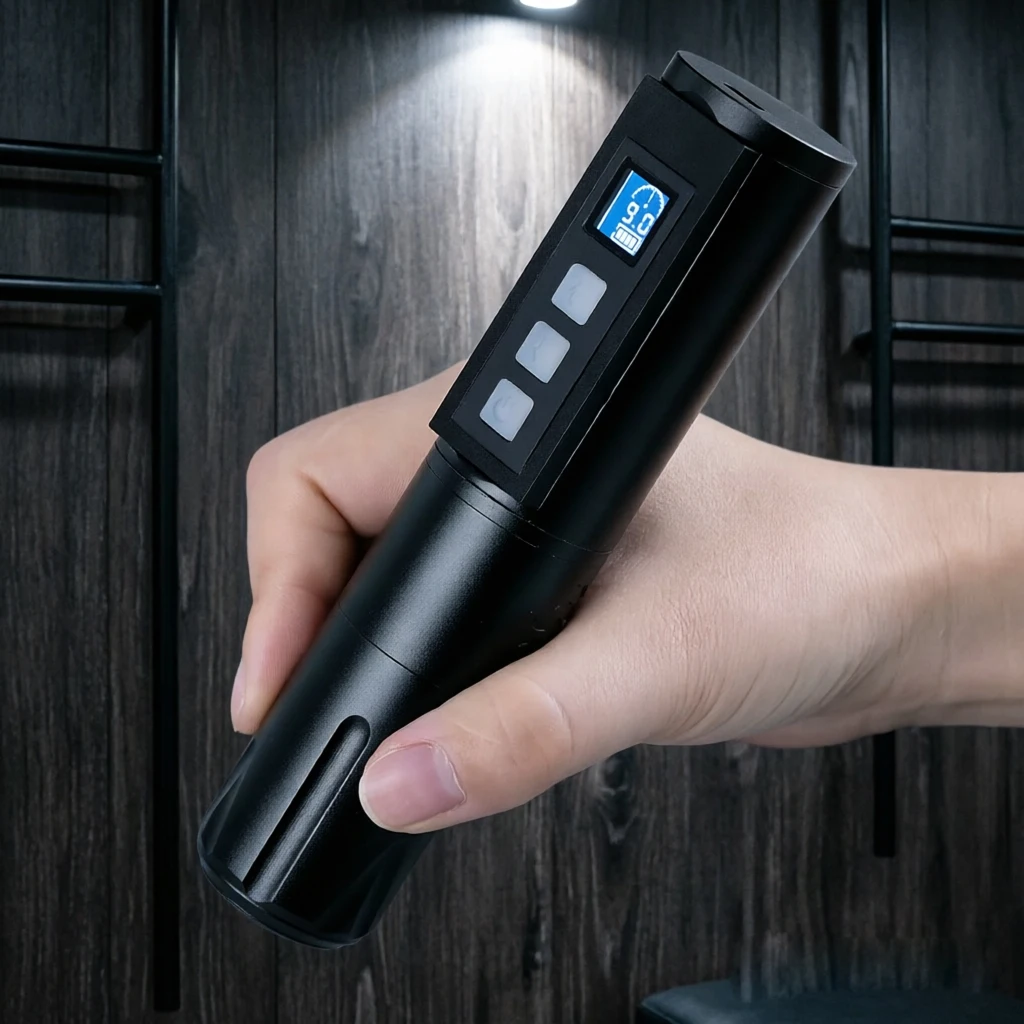 Stigma Soldier Wireless Tattoo Machine Pen 1950 Mah Digital LED Display Battery with Portable Power Pack for Tattoo Design