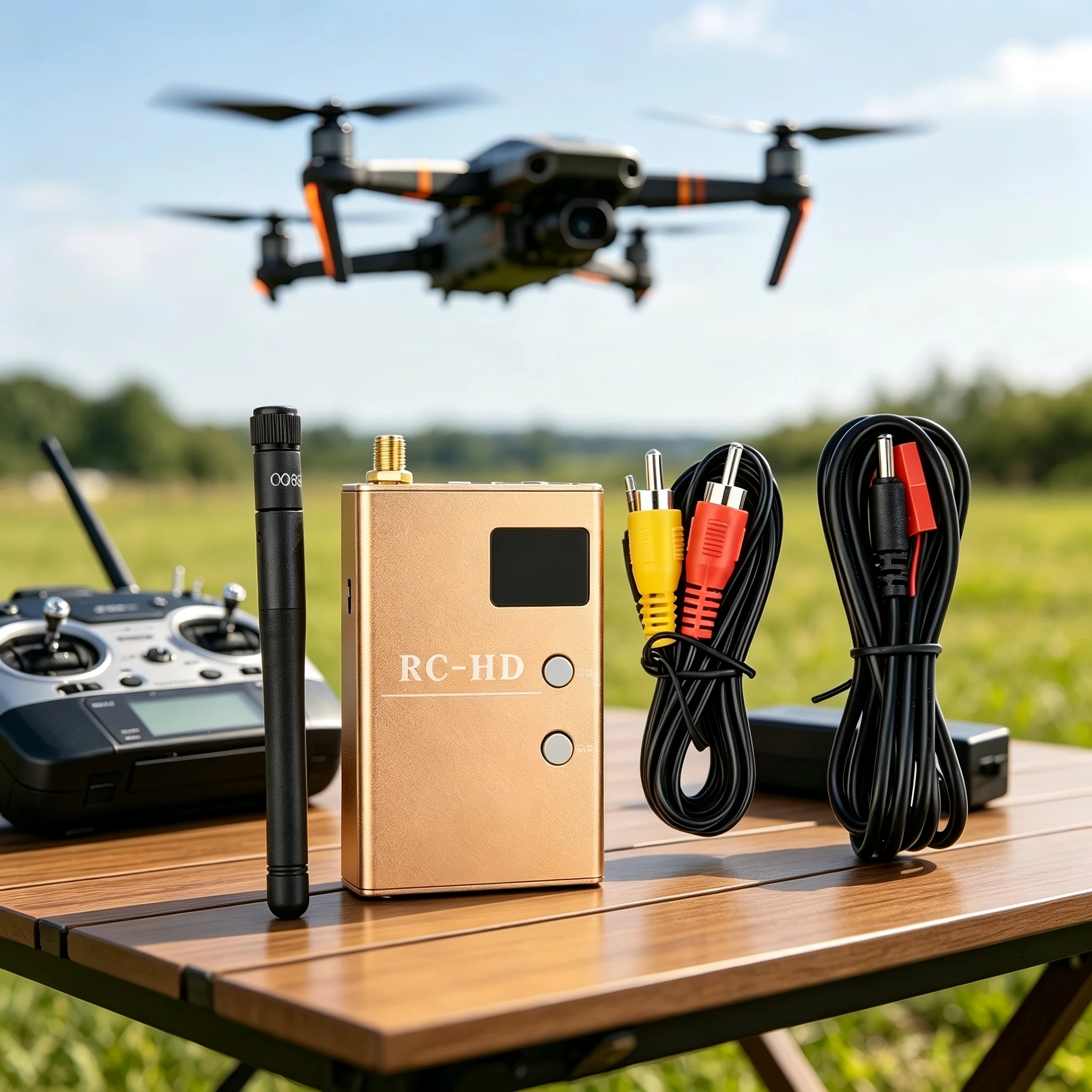 

RC832HD RC-HD FPV 5.8G 5.8GHz 48CH 48 Channels Receiver With A/V and Power Cables For Quadcopter F450 S500 S550 RC832