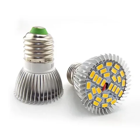 Indoor Gewächshaus Voll spektrum Pflanze wachsen hellgelbe Lichter Box Zelt Raum Phyto Lampen E27 18/28led Kultivierung für zu Hause wachsen