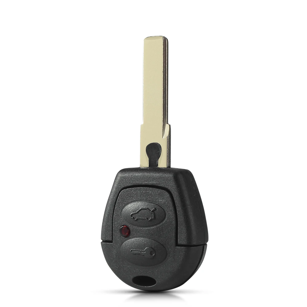 KEYYOU Remote Car Key Shell Case For VW Polo Golf Jetta Sharan Seat Leon SKODA FABIA OCTAVIA 2 Button Cut Blade Optional