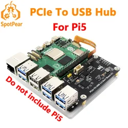 Ahududu Pi OS sürücü ücretsiz için USB3.2 Gen1 Hub 5Gbps için ahududu Pi 5 PCIe