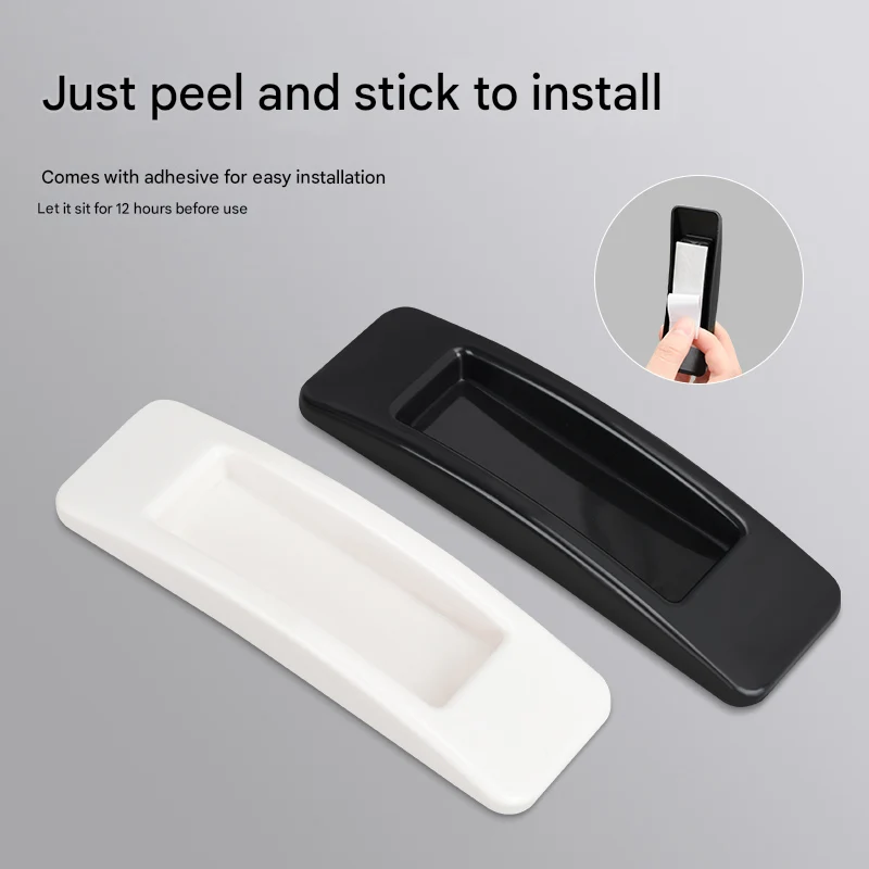 Self-Adhesive Door Handle Window Glass Door Wardrobe Sliding Auxiliary Punch-Free Bathroom Door Sliding