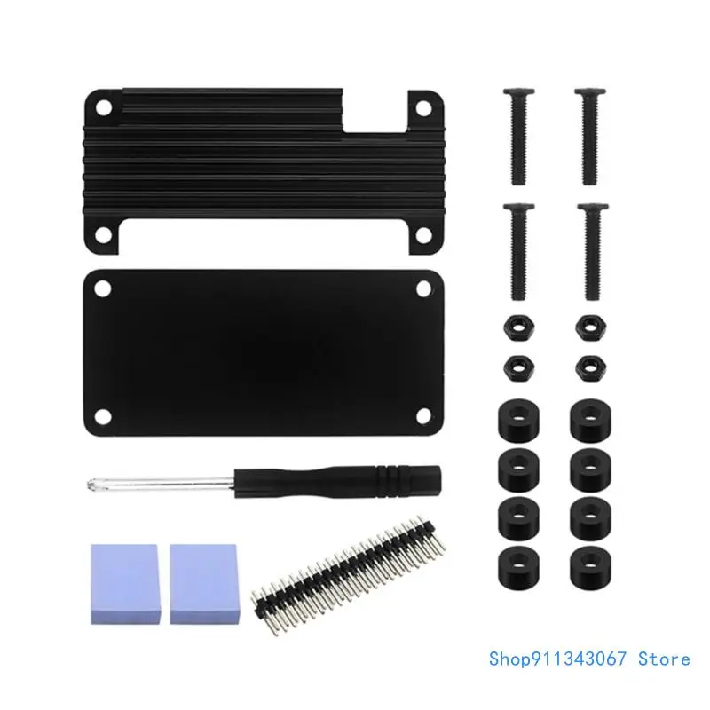 

Sturdy Aluminum Housing Case For Banana Heatsink Enclosure Box Effective Heat Dissipation Quick Install Drop shipping
