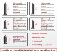Wave Curling Wand Hair Dryer Accessories for Xiaomi Mijia Hair Dryer H501 H501SE