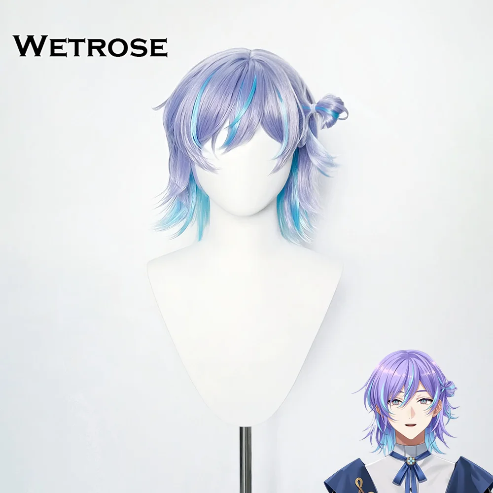 [Wetrose] متوفر في المخزون Hoshirube Sho شعر مستعار كوسبلاي Vtuber عيد الهالوين