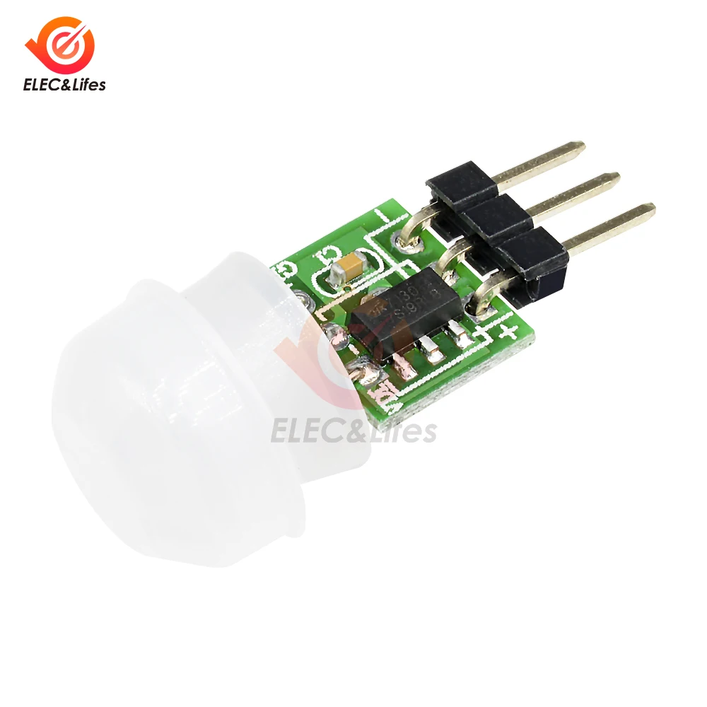 1pcs Mini IR Pyroelectric Infrared PIR Motion Human Sensor Automatic Detector Module AM312 Sensor DC 2.7 to 12V New