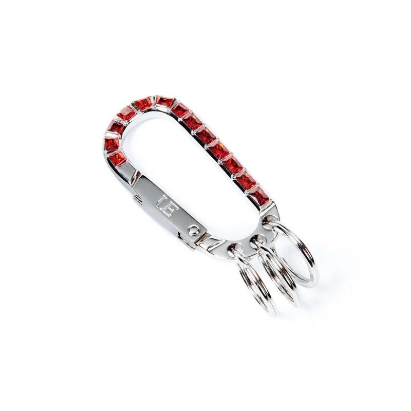 

Outdoor inlaid mountaineering keychain 25AW white, blue, black, yellow, apricot, brown, orange