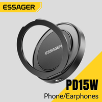 Essager Magnetic Wireless Charger With Holder 15W Fast Charging For iPhone16 15 14 13Pro Max Airpods Mini Wireless Phone Charger
