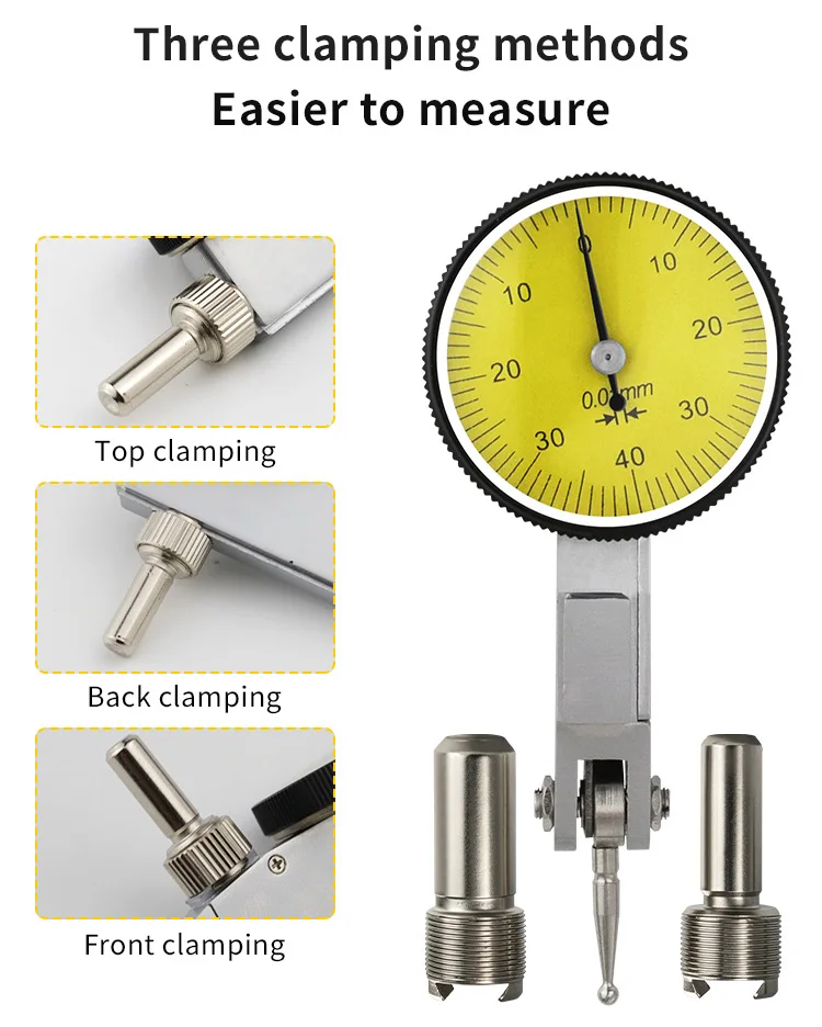 0-0,8mm Hebelmessuhr mit Messfühlern, Mechanischer Mikrometer, Messwerkzeuge, Messuhr für Innenmessungen, Prüfinstrumente – Detail 6