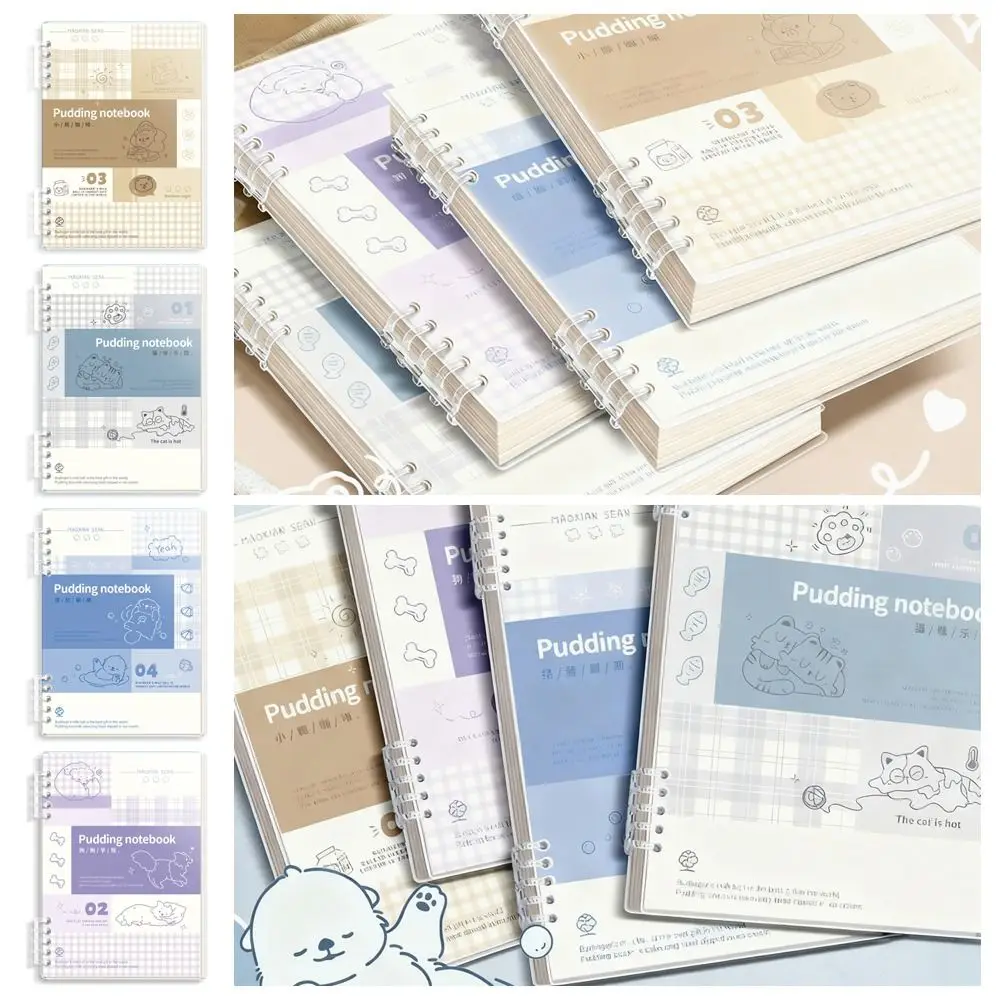 60Sheets/Book Cute Cartoon A5/B5 Loose Leaf Notebook Thick Horizontal Line Inner Pages Diary Book Memo Pad Students Writing