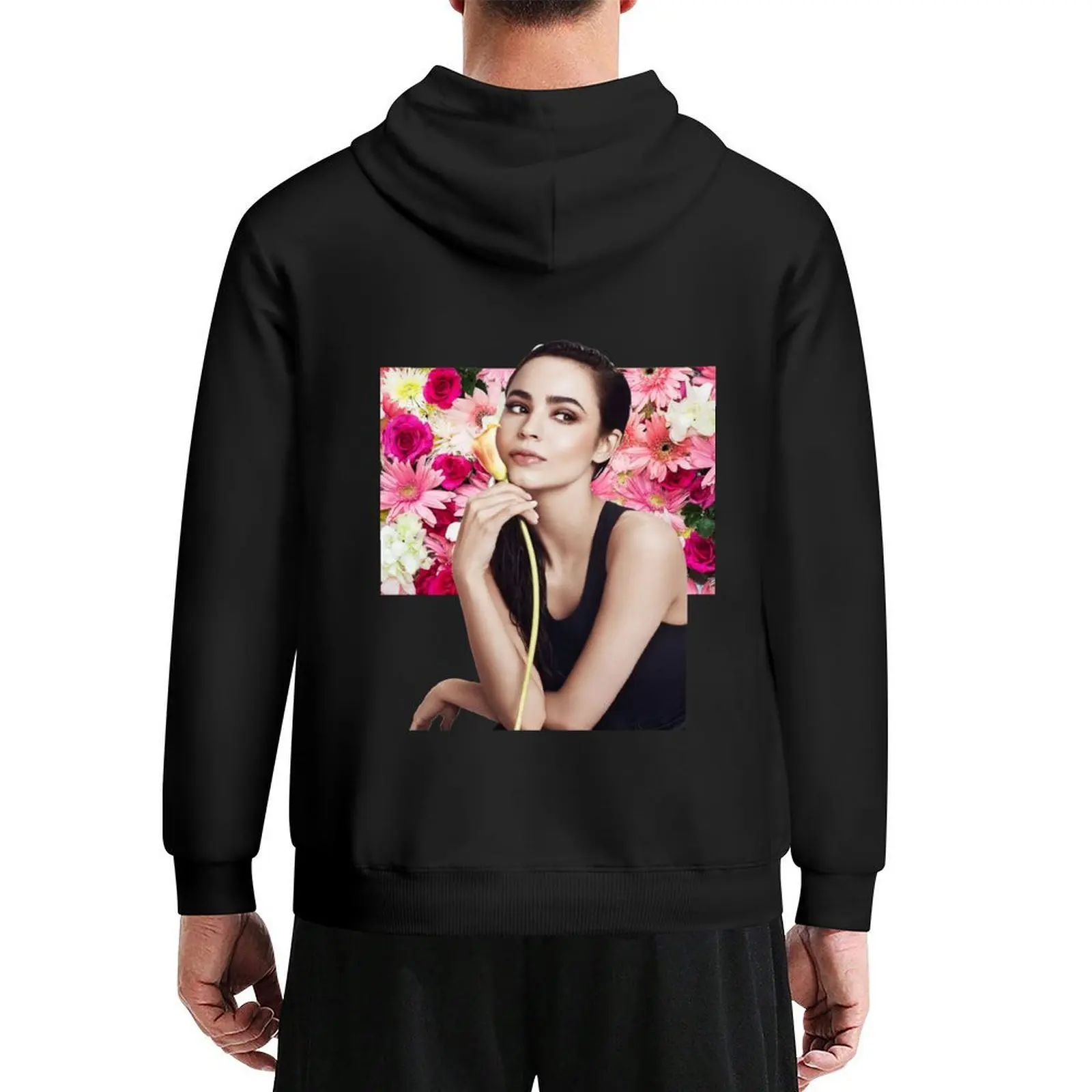 

Sofia Carson (flowers) Hoodie anime clothing men's sweat-shirt clothes for men autumn new products hoodies for men
