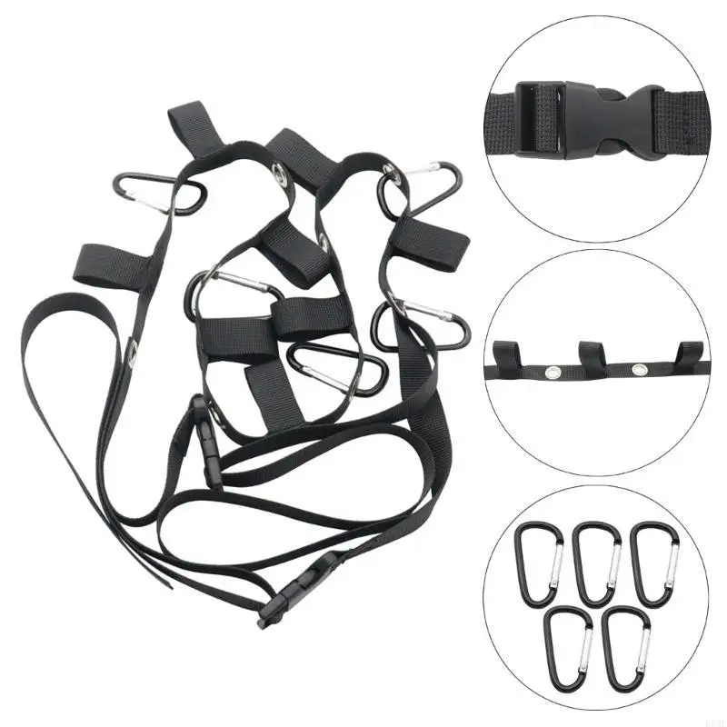 

2025 New Car Clothes Hanger Rope Travel Clothesline for Car Travel Hanger Adjustable Luggage Lashing Buckle Rope Car Home