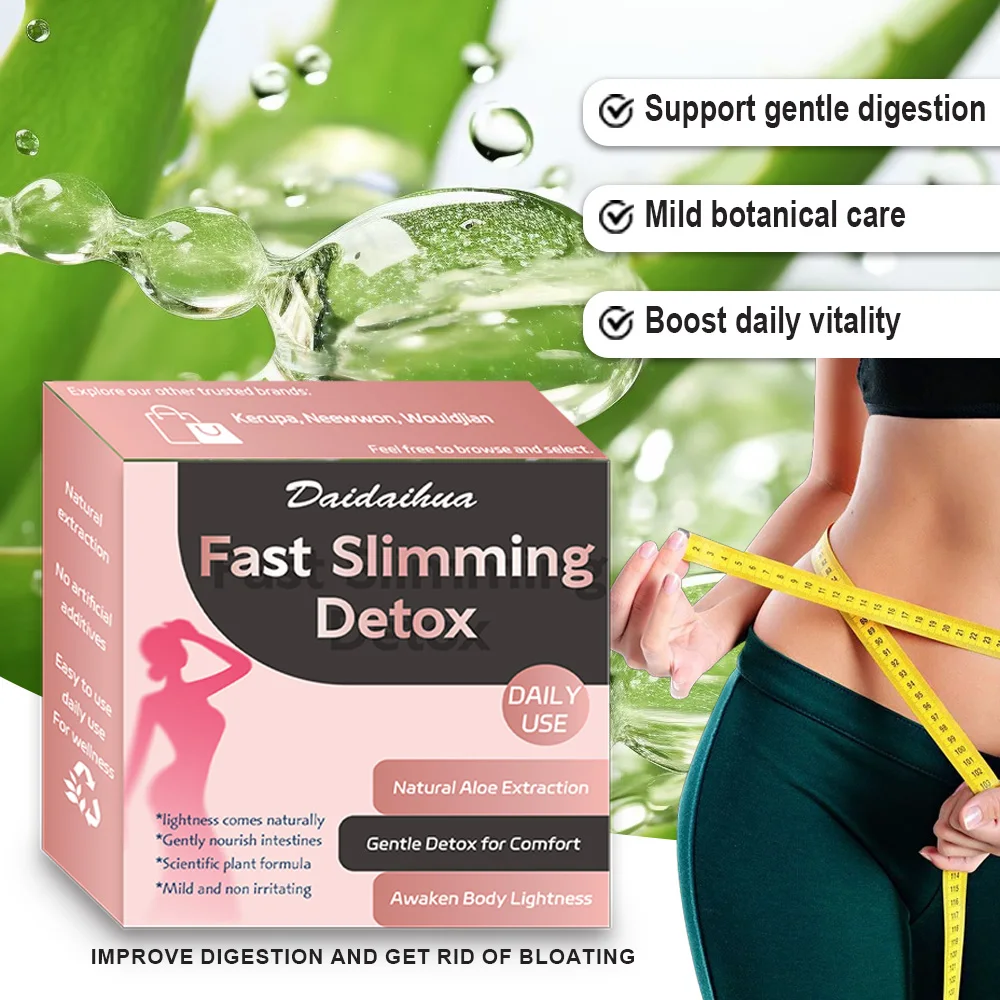 Aloe Vera Plant Care Capsules Natural Body Refresh & Gentle Digestive Daily Supplement
