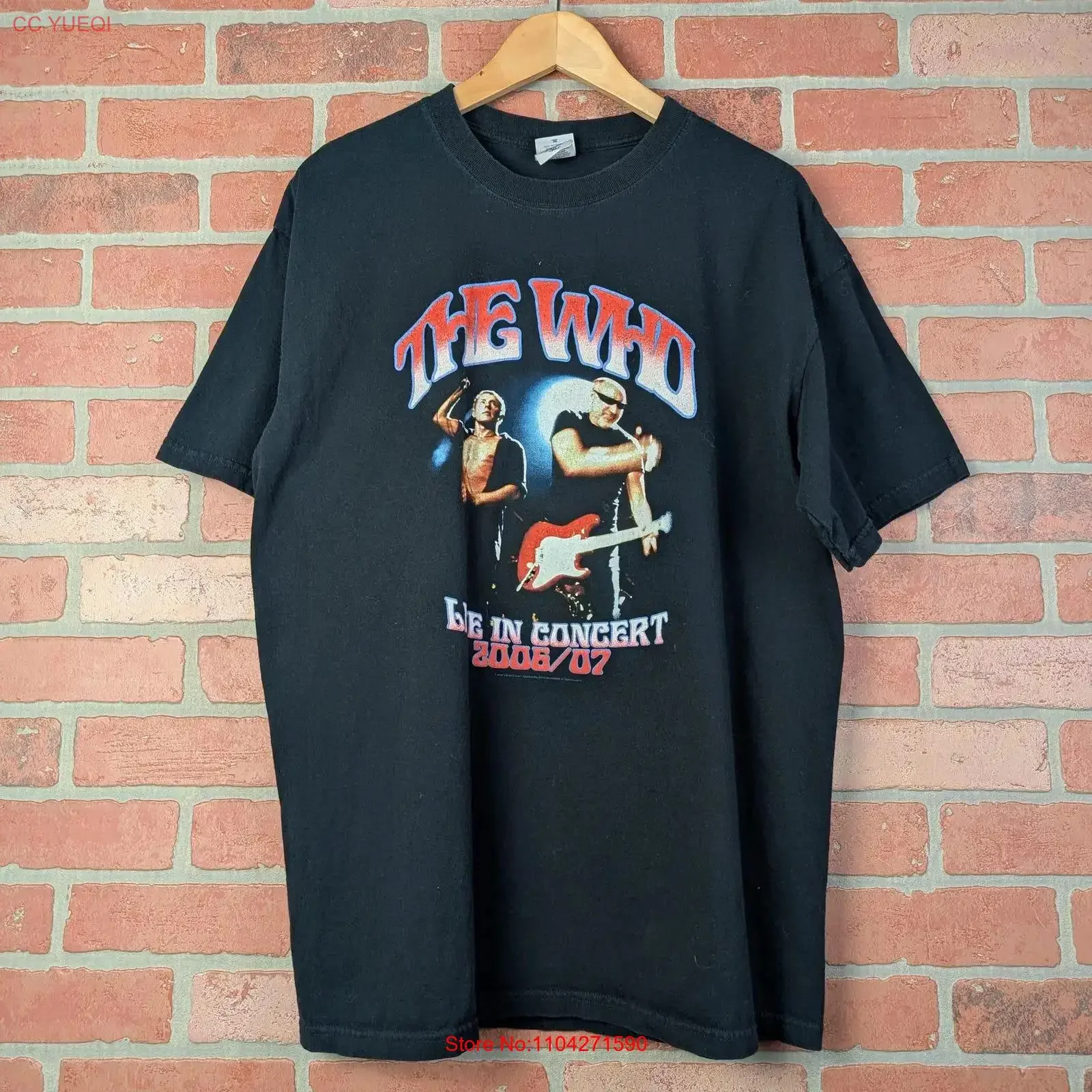 Vintage Y2k 2006 Double Sided The Who ORIGINAL Tour T Shirt Extra Large vintage Washed Stylish designer clothes Comfortable