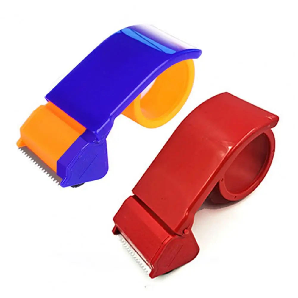 5/6CM Plastic Sealing Packer Tape Dispenser Packaging Parcel Roller Tape Cutter Sealing Tape Holder Manual Packing Machine
