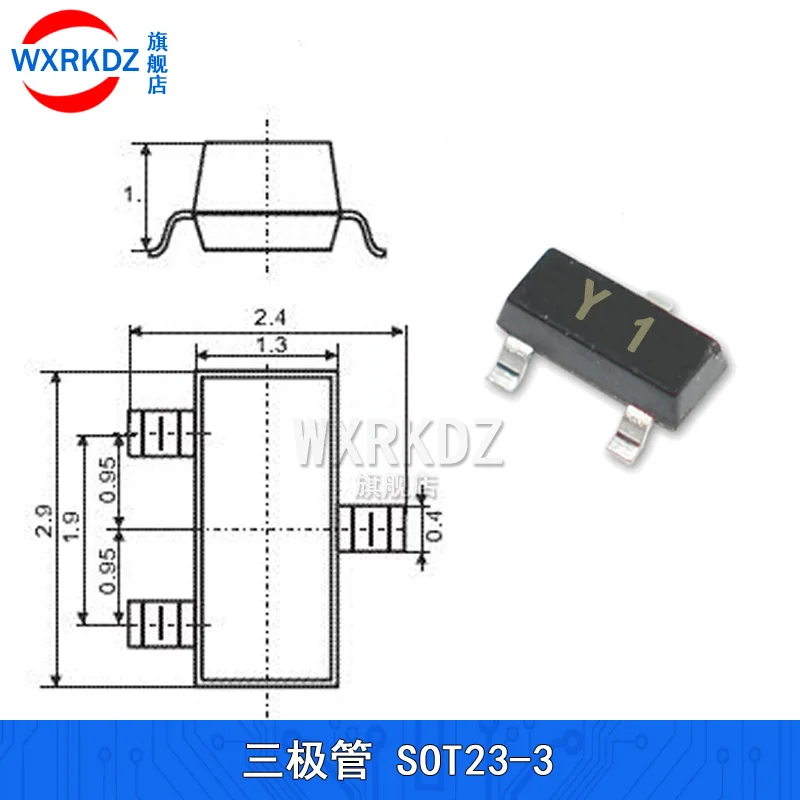 100pcs LMUN2235LT1G MARKINN A8M SOT-23 NPN Digital Transistor 50V/100mA SMD Transistor