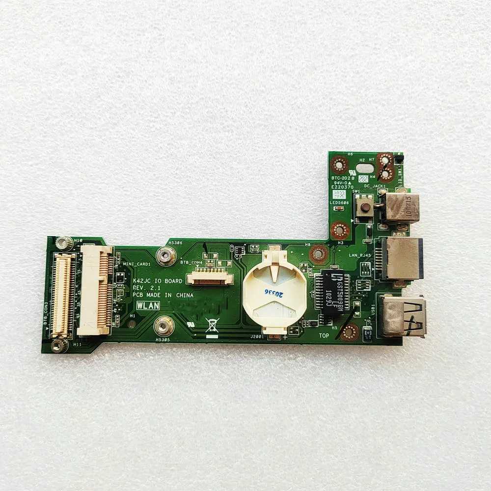 K42JC IO BOARD For Asus K42J X42J A42J A40J K42JC K42JR K42JZ K42JY K42JV X42D K42D K42F POWER USB BOARD REV:2.1