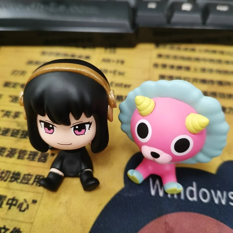 

Официальная фигурка Spy X Family Q-Cute, слепая сумка, слепая коробка, милая мини-милая фигурка Aniya, модное украшение для стола, подарки