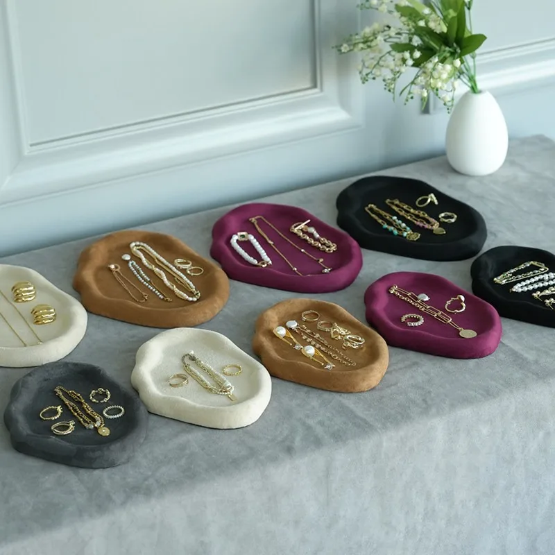 

Jewelry Display Tray Marbled Fabric For Sample Viewing Jewelry Storage And Display Shooting Props Women Home Jewelry Organizer