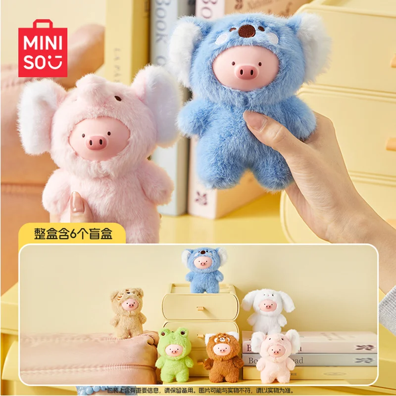 

Anime Mini Family Series No. 5.5 Gigi Pig Blind Box Kawaii Rubber Face Plush Doll Decoration Pendant Children'S Toy Gift