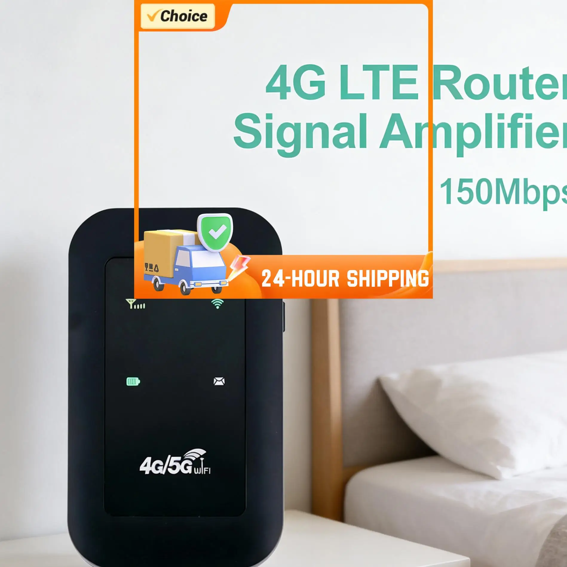 

Мобильный Wi-Fi роутер 4G 150 Мбит/с, 4G LTE мобильная точка доступа Wi-Fi, портативный беспроводной роутер 2100 мАч со слотом для SIM-карты для путешествий на автомобиле