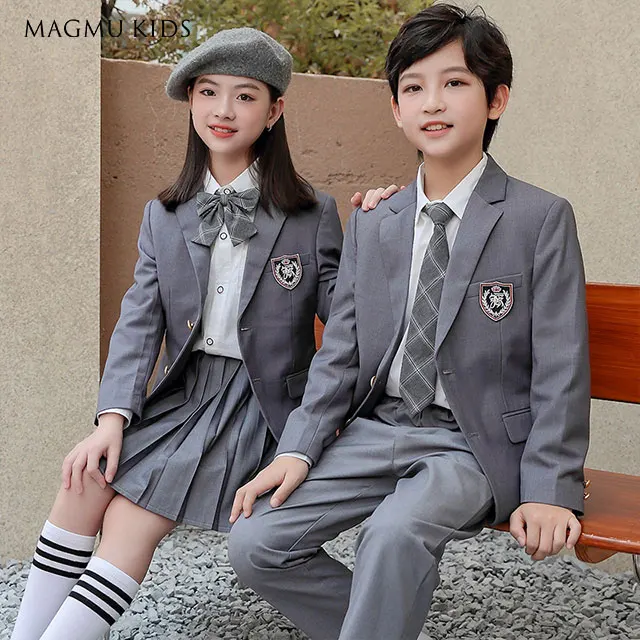 Uniforme escolar para estudiantes de secundaria, traje masculino y femenino de estilo universitario, ropa de competición para estudiantes universitarios