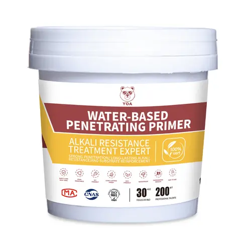 Multi-Purpose Water-Based Anti-Stain Primer, 32-64 oz per can / 80-160 sq ft coverage, suitable for concrete, metal, and plastic