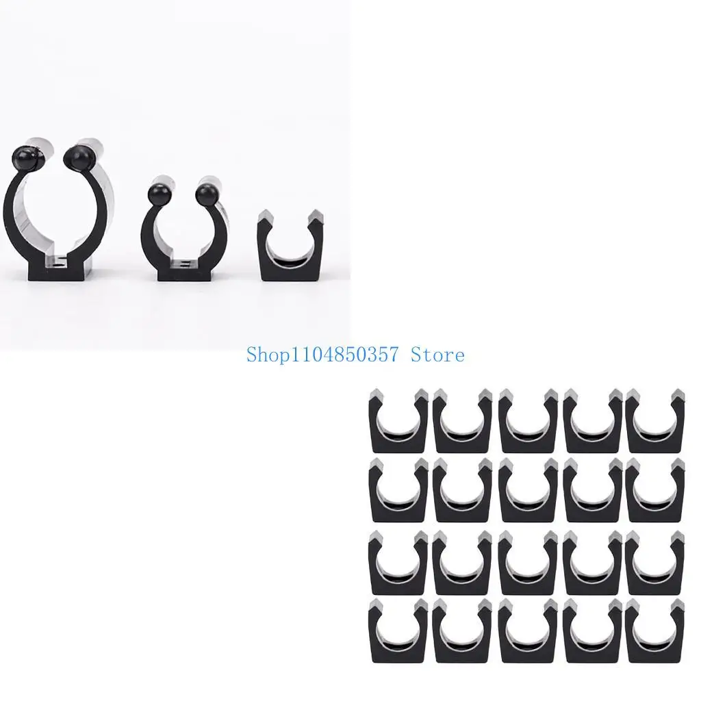 

5asd 20 шт., бильярдный кий, фиксирующий зажим, сменные зажимы для хранения удочек, пластиковые зажимы для удочек, простые в