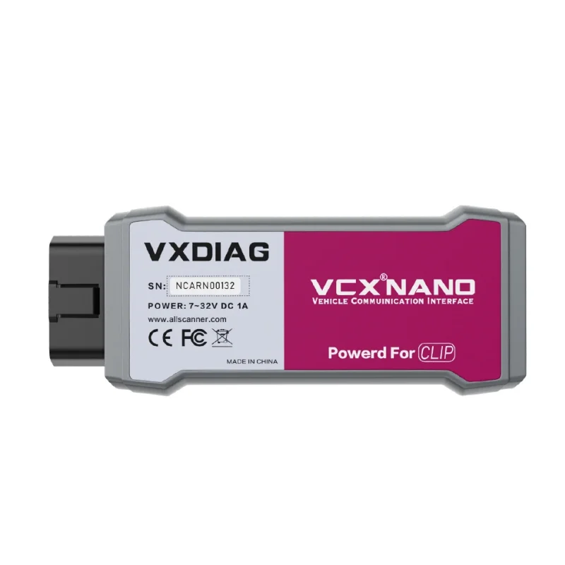 VXDIAG VCX NANO ForRenault Can Clip Car Diagnostic Tool NX200 OBD2 Scanner J2534 ECU Programming Coding Code Reader Active Test