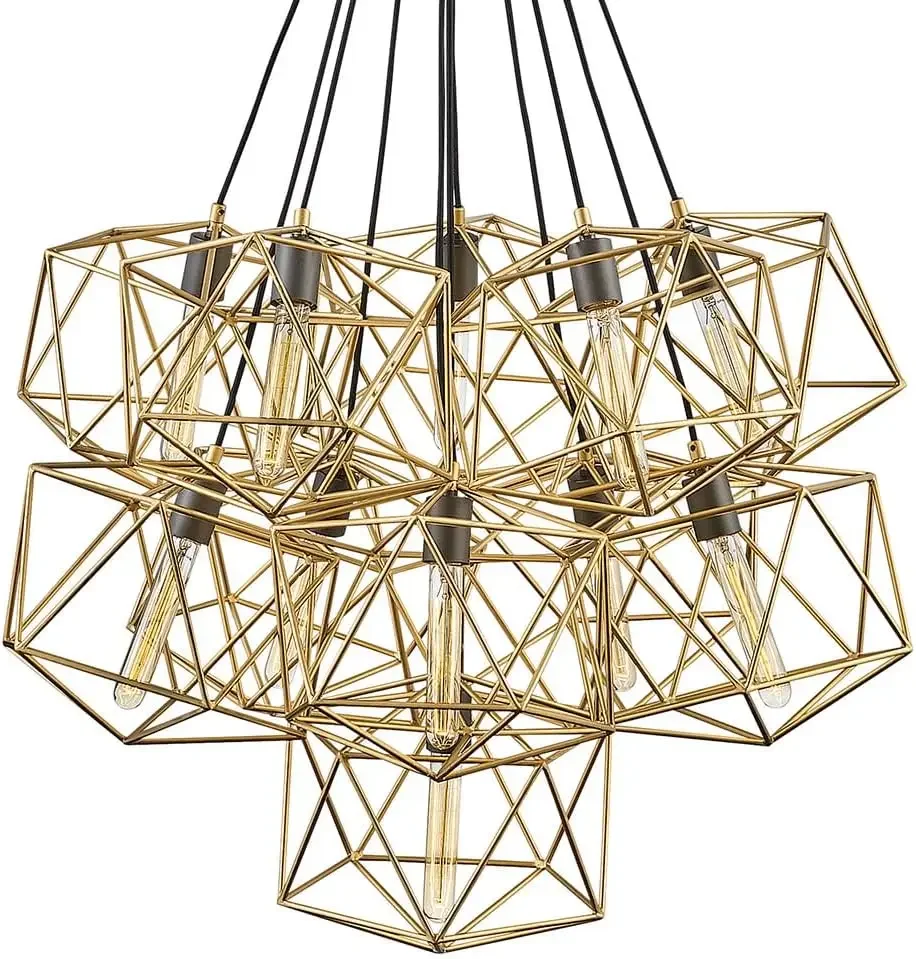 Hinkley Astrid Collection Seventeen Light Tier Chandelier, Deluxe Gold chandelier