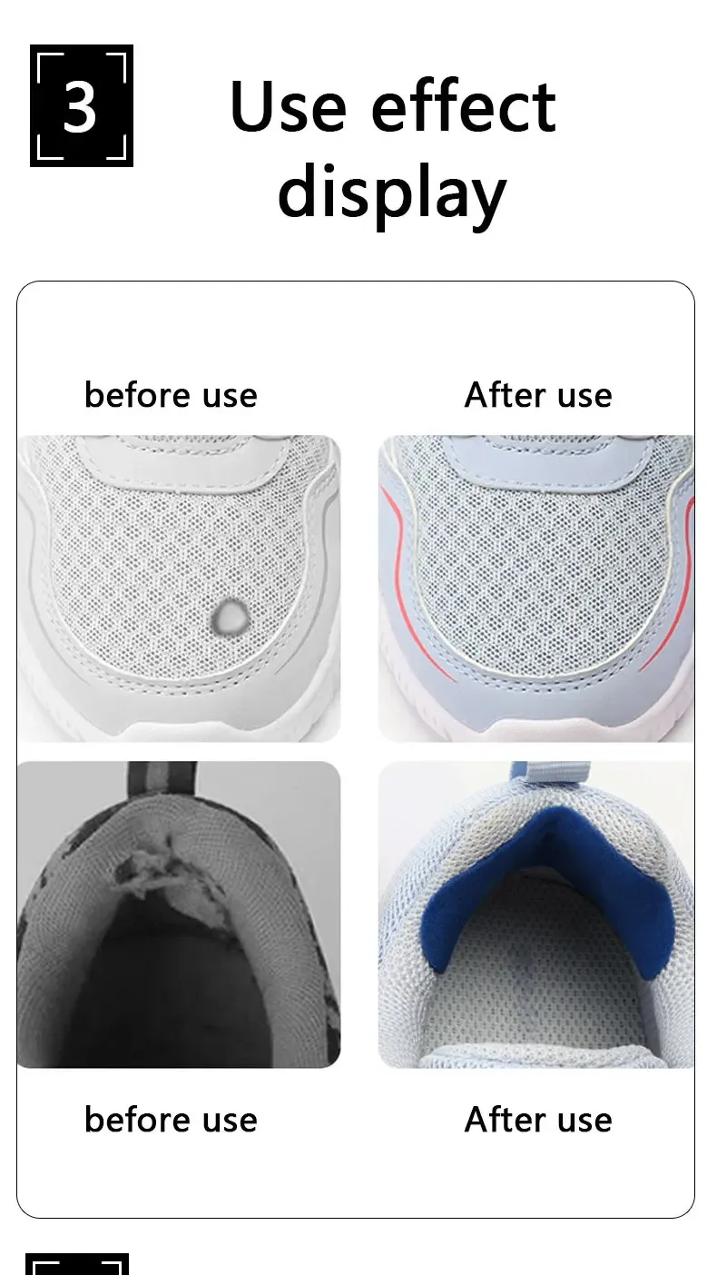 Sneaker Reparatur Anti-Verschleiß Patches Schuh Aufkleber Ferse Schutz Klebstoff Patch Reparatur Fußpflege Werkzeug Produkte – Detail 4