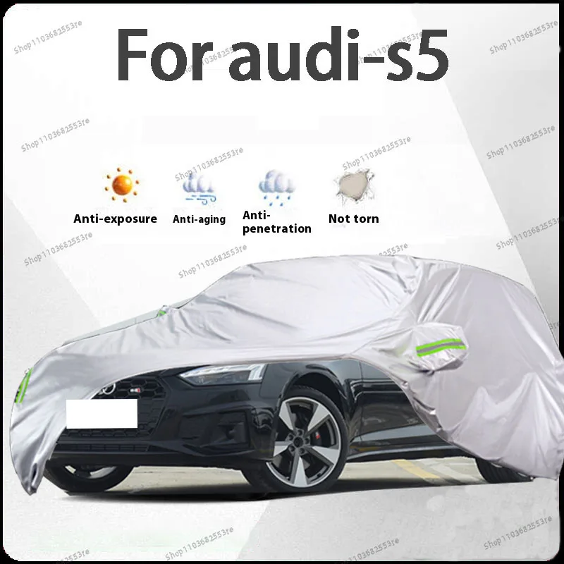 

Чехол для автомобиля Audi S5 Fit — водонепроницаемый, пылезащитный, солнцезащитный козырек (УФ), снегозащитный | Серебряное полное покрытие с защитой в течение всего дня