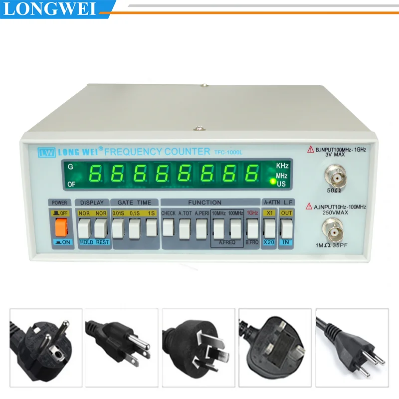 Longwei TFC-2700L أداة متعددة الوظائف عالية الدقة مع 8 شاشات LED أداة تردد مقياس التردد 10 هرتز-2.7 جيجا هرتز