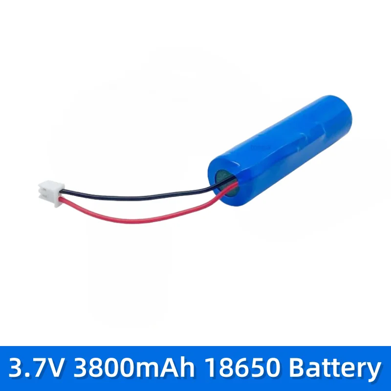 3.7V  3800mAh lithium ion rechargeable battery lpega 18650 with replacement socket emergency lighting xh2.54 line