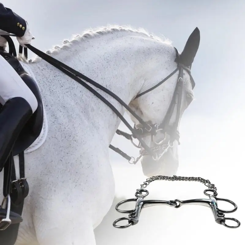 652F دقة هندسية لقمة الفروسية احترافية مع نظام رافعة معززة ومتانة من الفولاذ المقاوم للصدأ للحصان #3