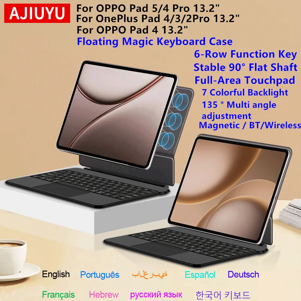 Magic Keyboard For OPPO Pad 5 Pro Pad4 Pro 13.2