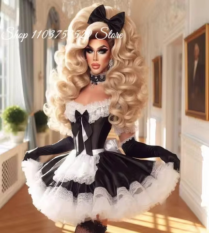 Vintage Victorian Ball Gown Customized Lace Corset Maid Evening Dress Special Occasion Ball Gown Masquerade Ball Dress