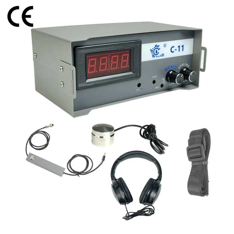 BONGDI gray handheld water leakage detector, sound and vibration IP55 protection, high-precision 0.1 high-precision detector 1-y