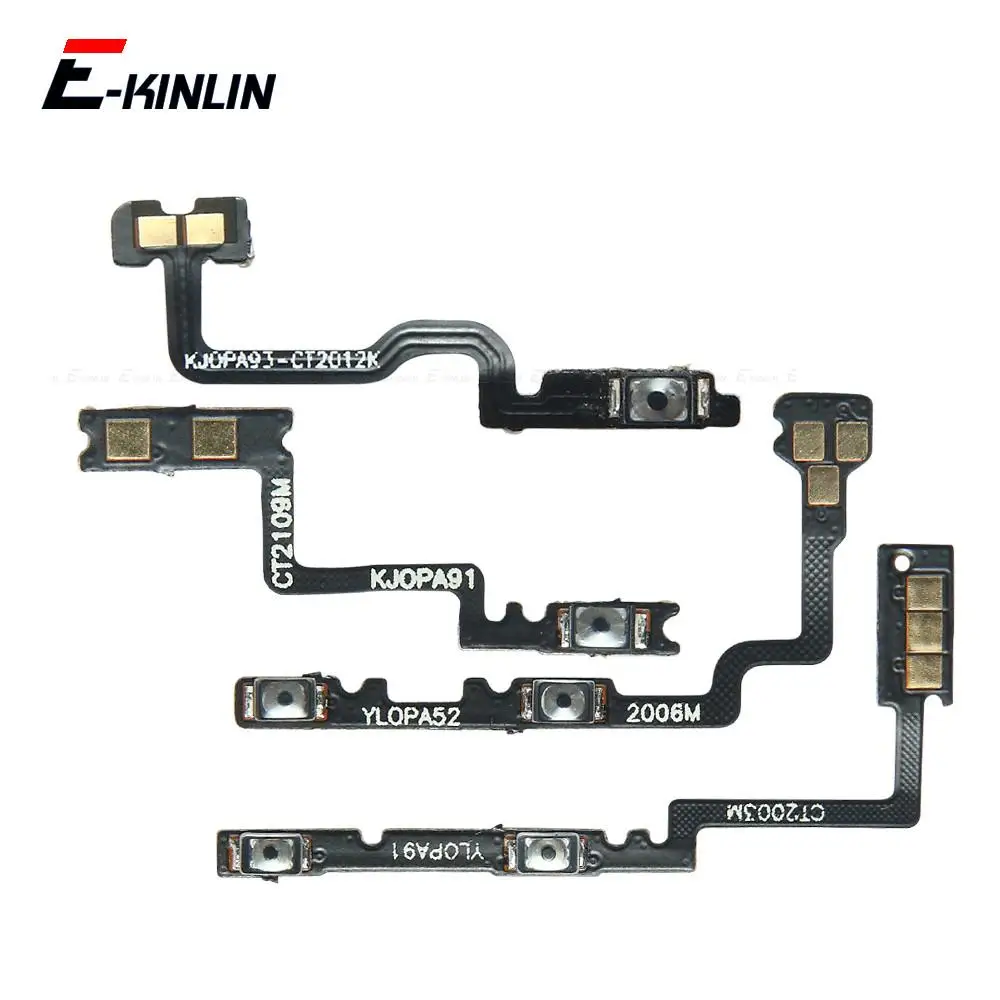 Volume Button ON OFF Key Mute Switch Power Silent Flex Cable For OPPO A93 Global A92 A91 A33 A31 A5 A9 2020 Parts