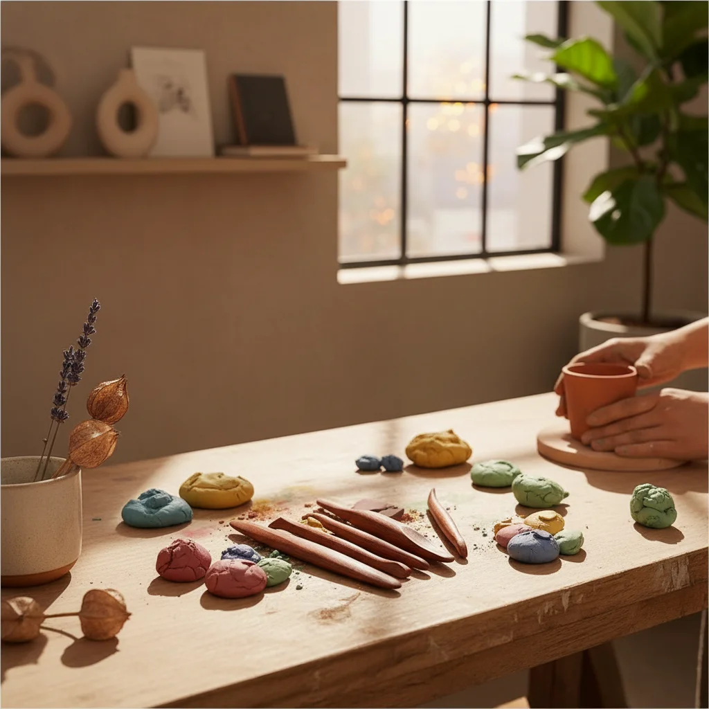 7 Pieces Clay Sculpting Tools Double-Ended Wooden Clay Sculpting Tools Wooden Modeling Sticks Comfortable Lightweight