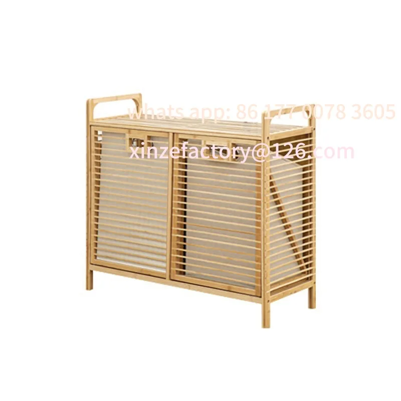 

Customizable Nanzhu Bedroom Locker Against the Wall Clothing Storage Rack Simple Integrated Multi-layer Floor Shelf