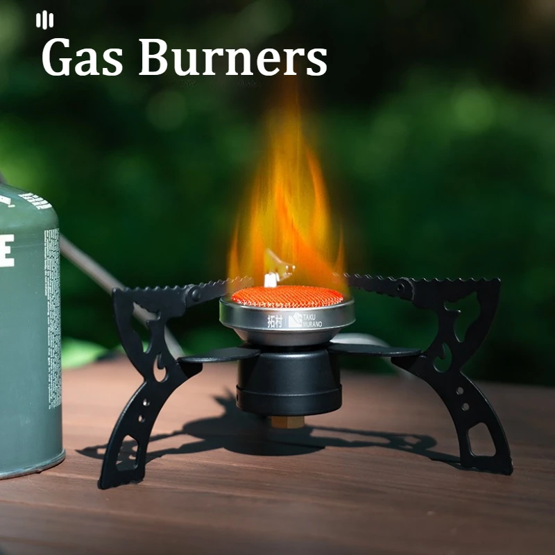3000 Вт походная плита ветрозащитная инфракрасная газовая горелка сверхлегкая портативная титановая уличная печь для барбекю походная печь складной дизайн