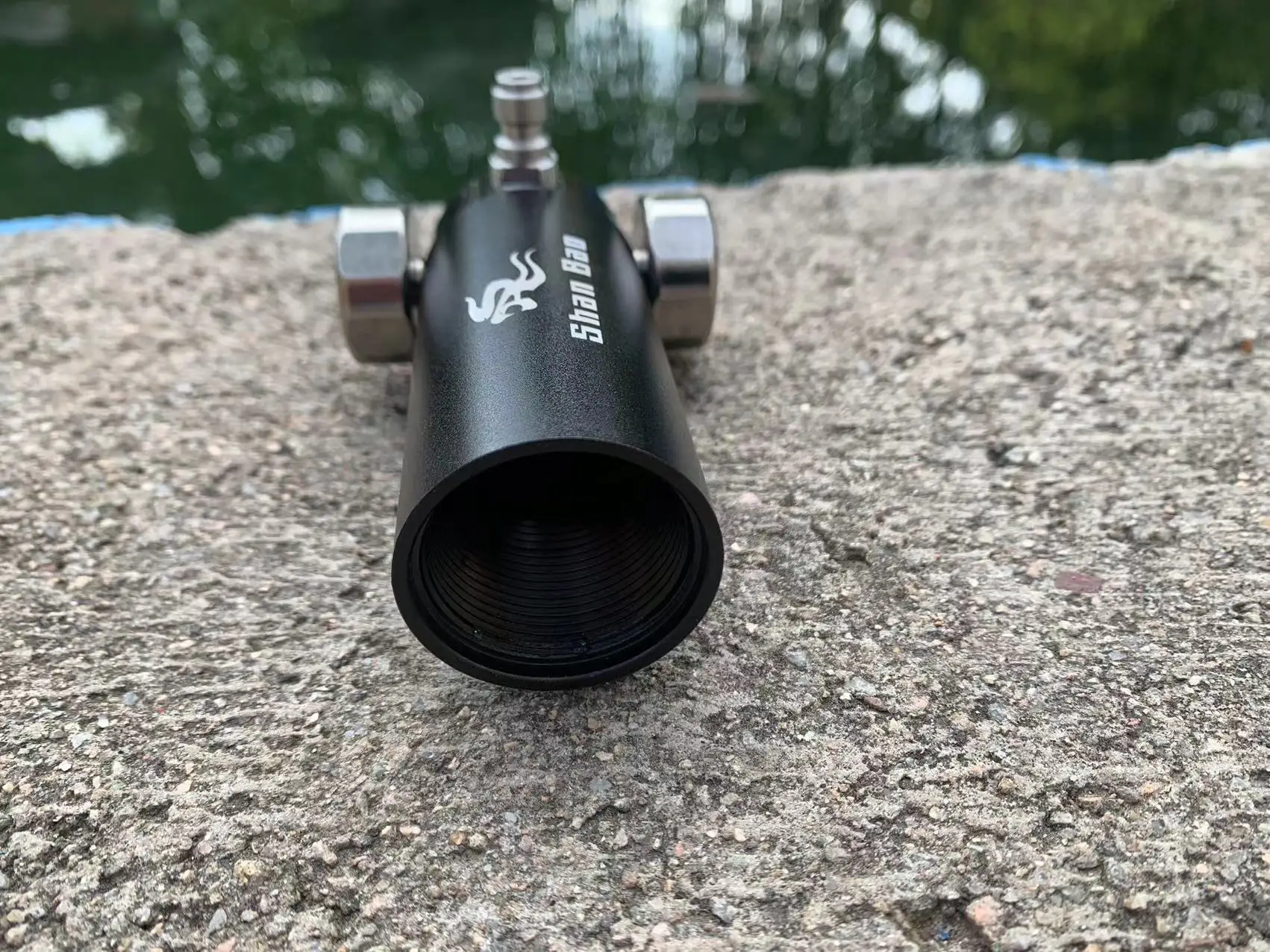 Shan Bao Schwarzes Tauchmotorboot mit integriertem Edelstahl-Einstellschalter, Steckverbinder, Doppelanzeige, 30 MPa, 40 MPa – Detail 5