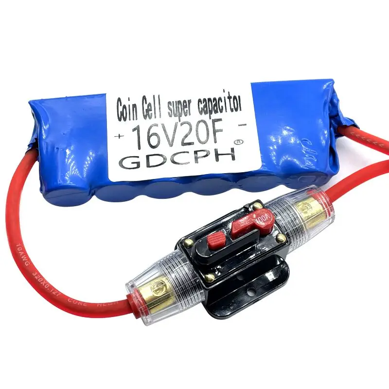 

Автомобильное пусковое устройство GDCPH, 16V20F, суперфарад, конденсатор, термоусадочная версия фоторяда 12 в 16 В