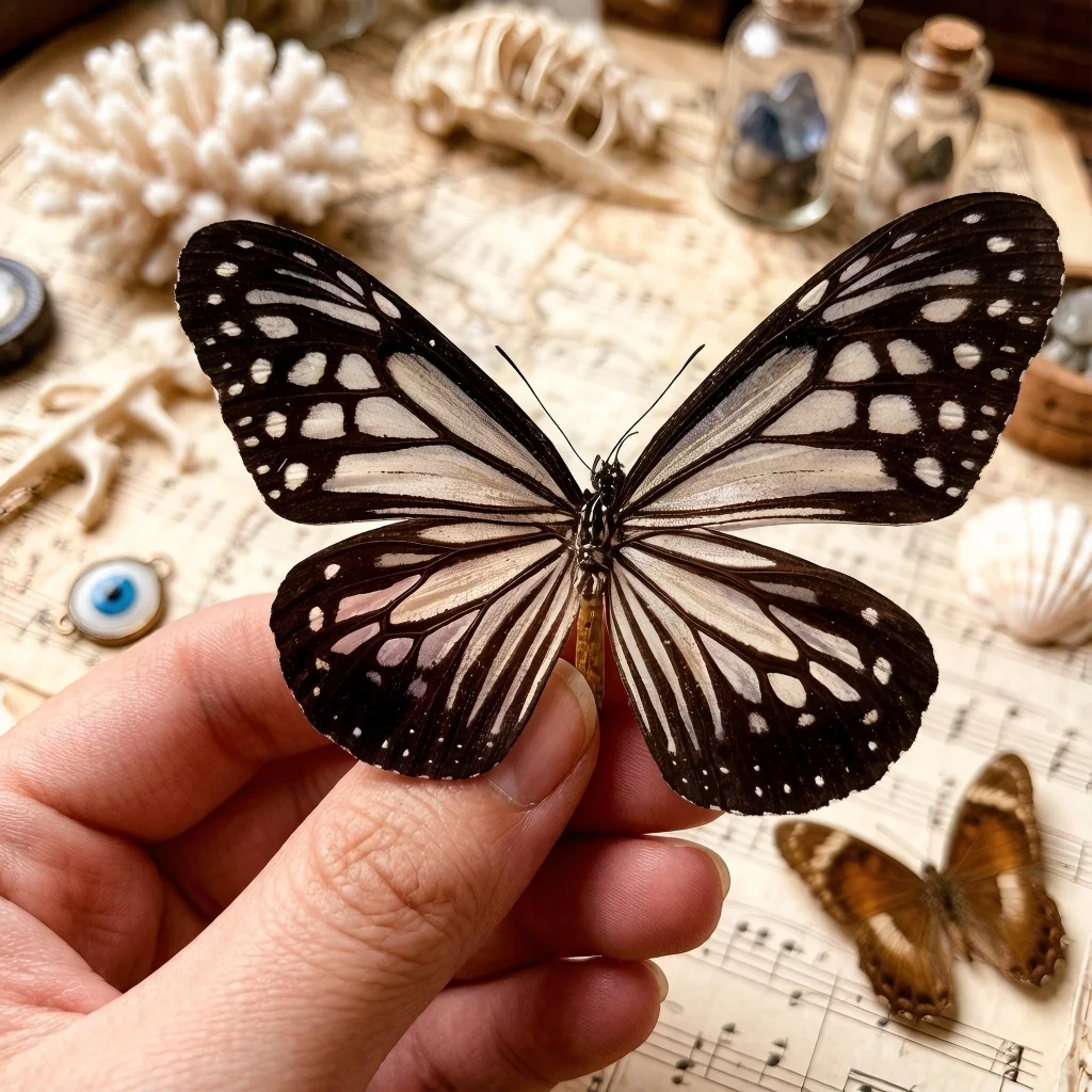 5-100pcs Parantica aglea Butterfly Specimens | Bulk Insect Collection for Crafts, Curio Display & Natural History Art
