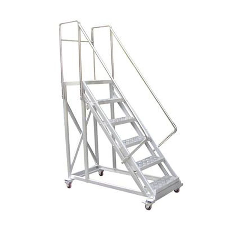 Supermarket Warehouse Security Aluminum Multipurpose Folding Stepladder with Cheap Price