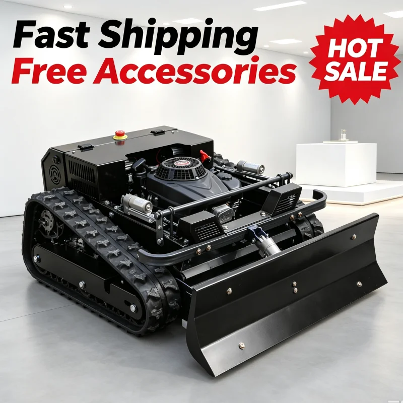 Customised Fast Delivery Zero Turn Lawn Mower Lawn Mower Robot Remote Control Lawn Mower With Snow Shovel For Courtyard Grass