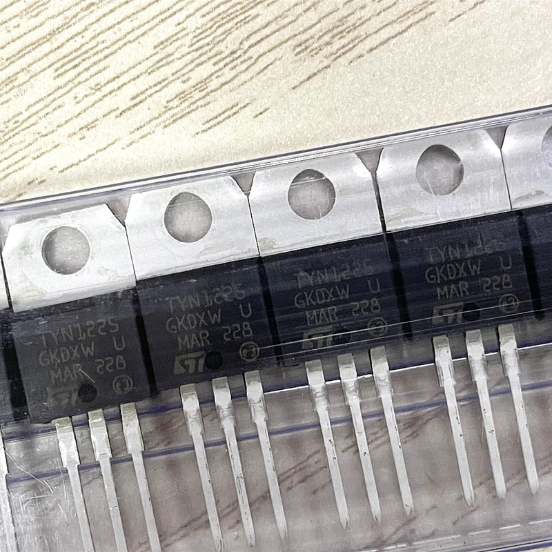 (10pcs) TYN1225RG TYN1225 TO-220 SCR Single Silicon Controlled Rectifiers Thyristors