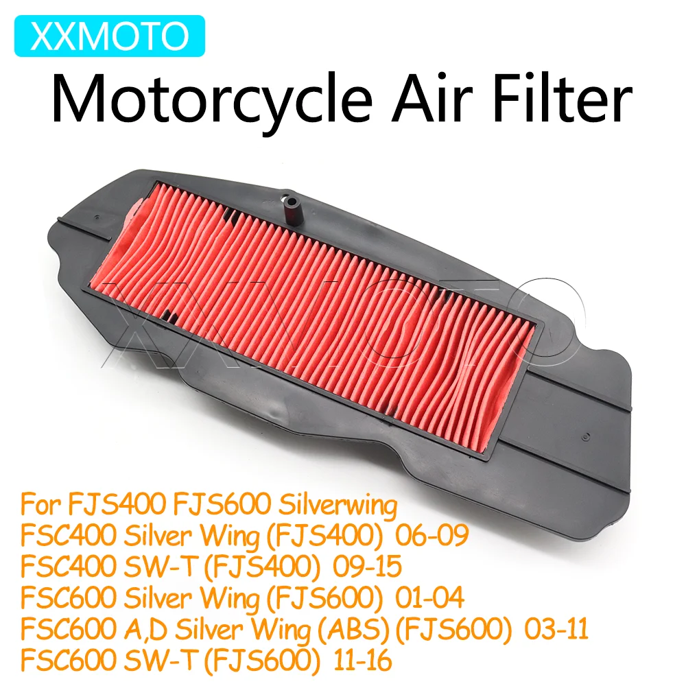 

For Honda FJS400 FJS600 Silverwing FSC400 FSC600 SW-T FSC 600 A,D Silver Wing ABS Motorcycle Air Filter Intake Cleaner System